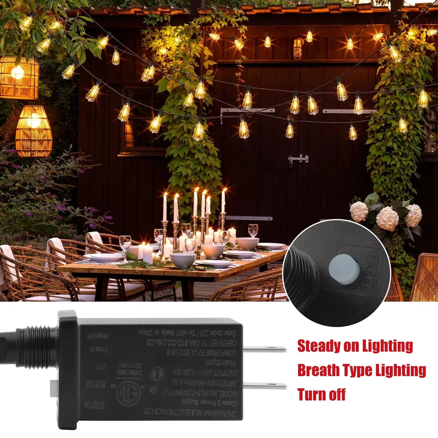 28ft Outdoor String Light