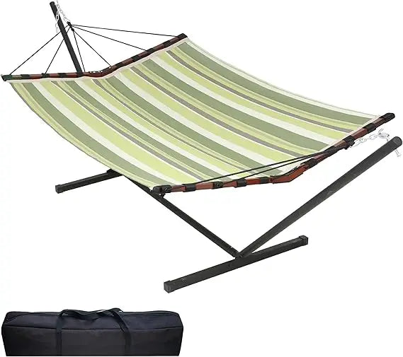 12FT 2 Person Hammock with Stand for Outdoor Relaxation