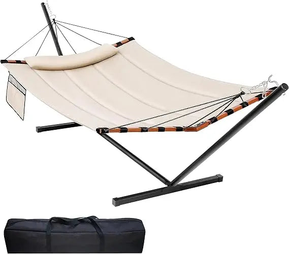 12FT 2 Person Hammock with Stand for Outdoor Relaxation
