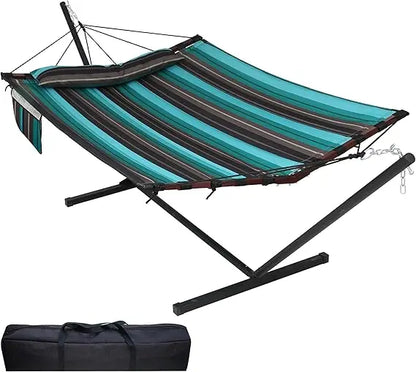 12FT 2 Person Hammock with Stand for Outdoor Relaxation