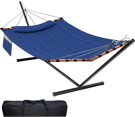 12FT 2 Person Hammock with Stand for Outdoor Relaxation