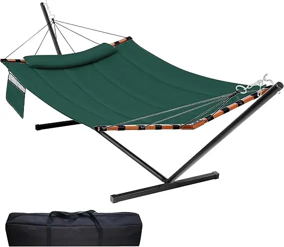 12FT 2 Person Hammock with Stand for Outdoor Relaxation