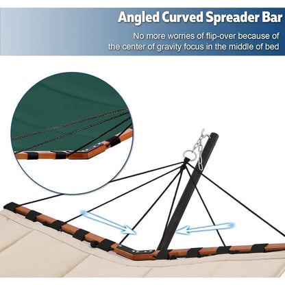 12FT 2 Person Hammock with Stand for Outdoor Relaxation