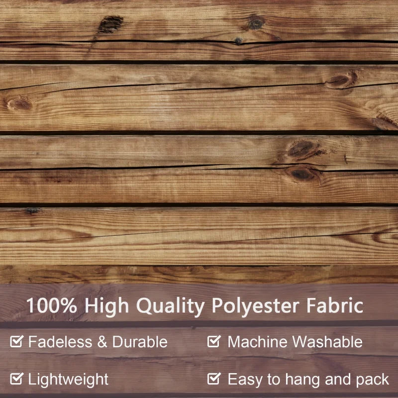 1pc Old Wood Texture Print Tapestry